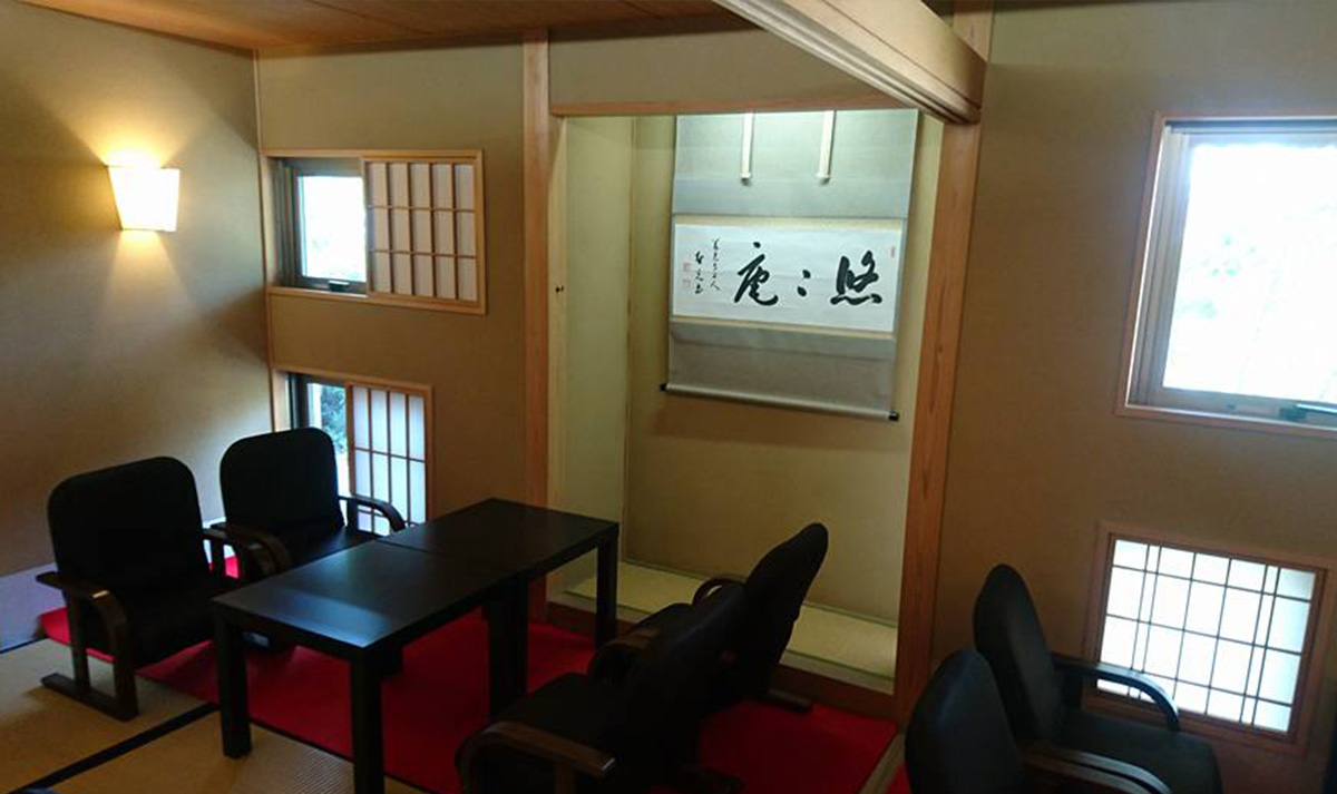 茶室付きプリン専門店